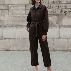 Darling Society L NWT Black Coveralls Jumpsuit